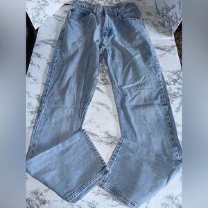 Ralph Lauren Polo Jeans Company Women Relaxed Fit Straight Leg 10x33 Light Wash